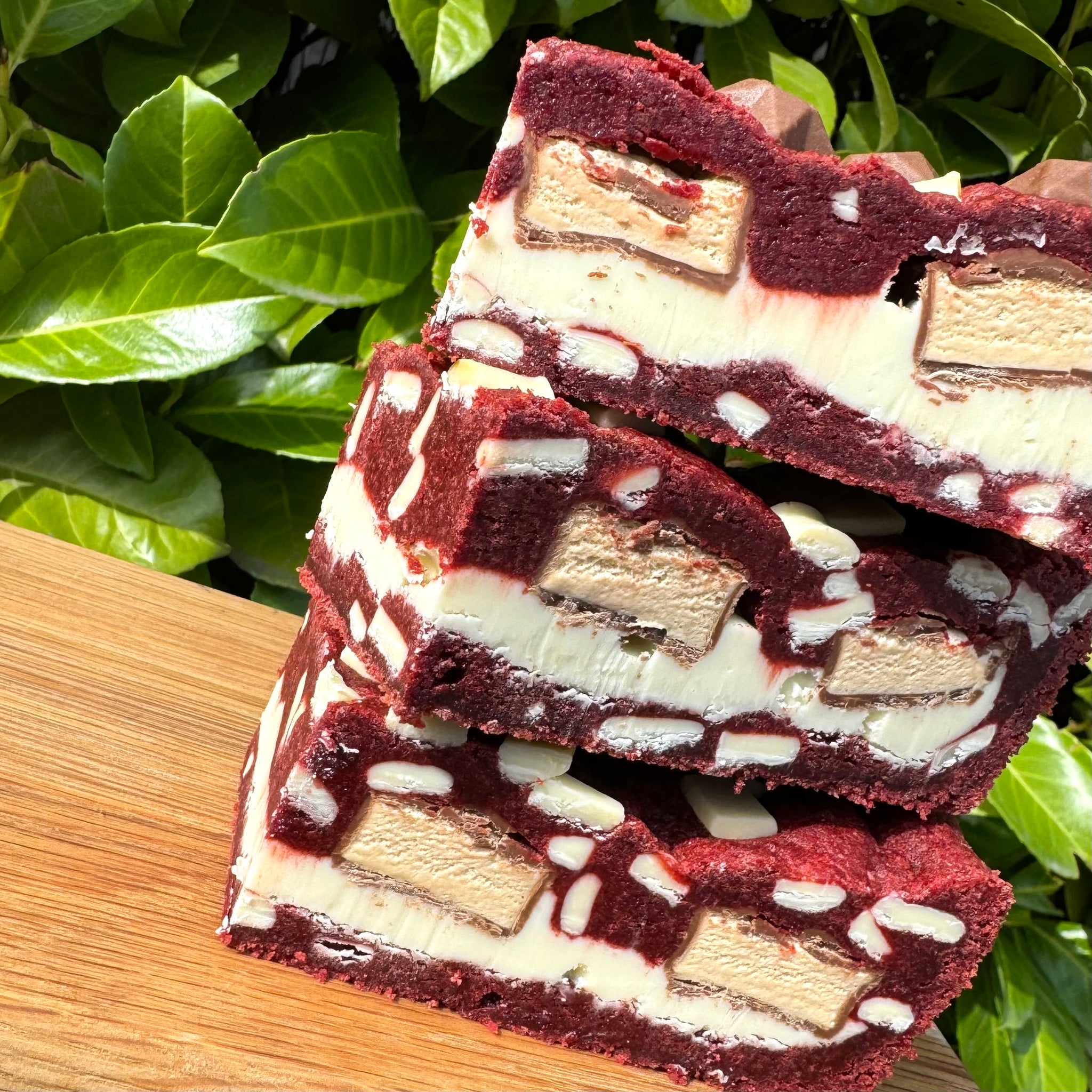 Milky Way Red Velvet Cookie Slice