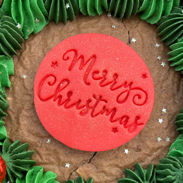 TRIPLE CHOCOLATE BROWNIE WREATH