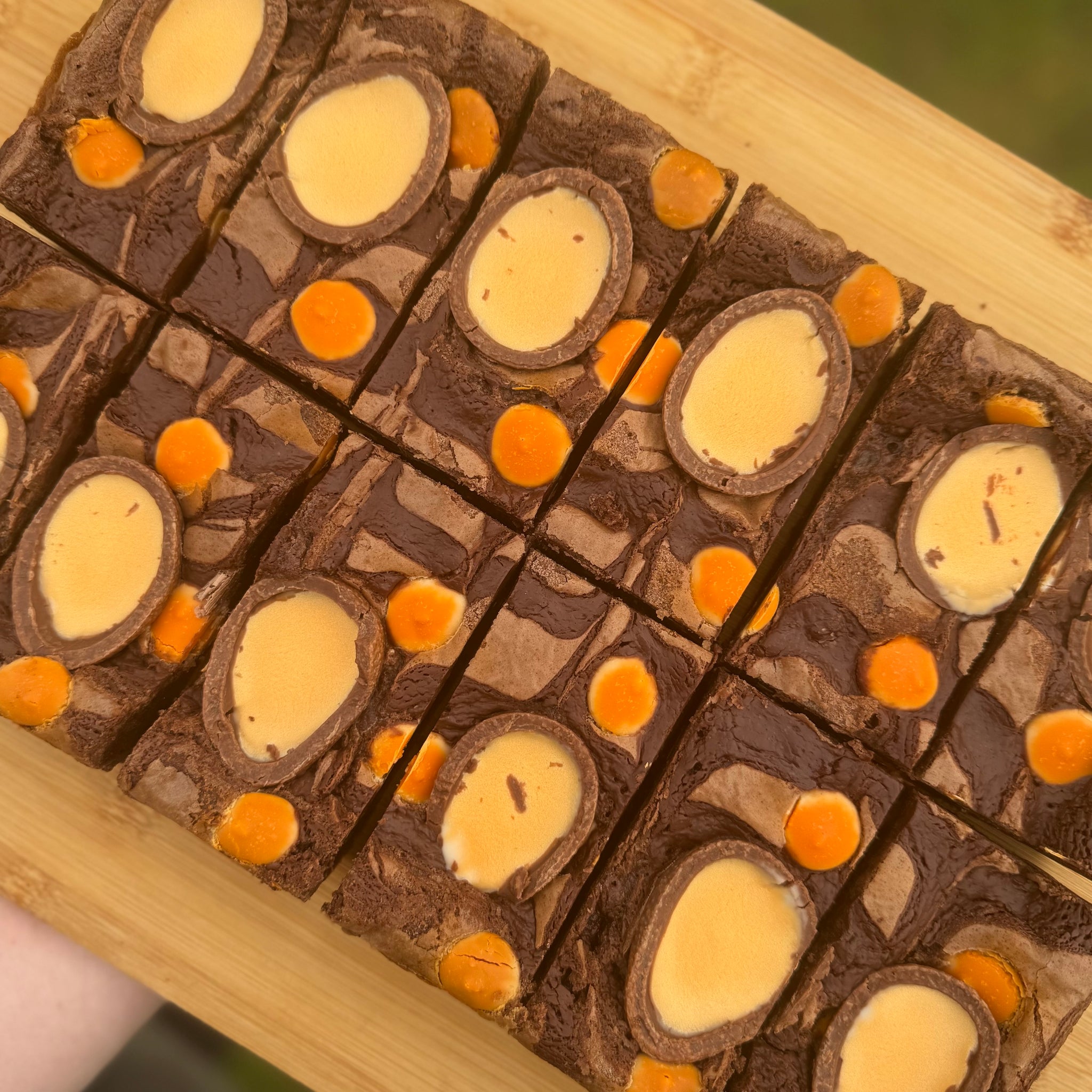 Terry's Choc Orange Egg Brownie